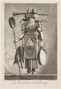 Mascarade à la Grecque: La Vivandière à la Grecque Plate 2, 1771