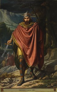 Ritratto del re visigoto di Hispania Witteric (Witerico o Viterico) da Benito Soriano Murillo