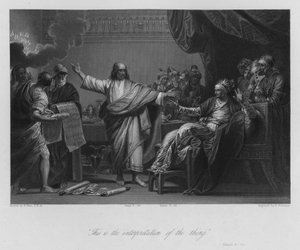 La visione di Baldassarre, Daniele V, 26