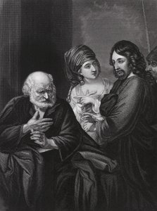 Pietro che rinnega Cristo da Benjamin (after) West