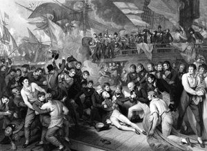 La morte di Horatio Nelson da Benjamin (after) West