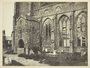 Lato sud della chiesa di Cromer, c. 1850 da Benjamin Brecknell Turner