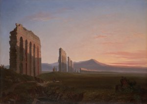 Veduta della Campagna Romana da Benjamin Champney