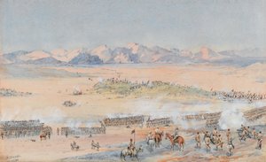 Avanzata del 9º e 10º Battaglione Sudanese dell