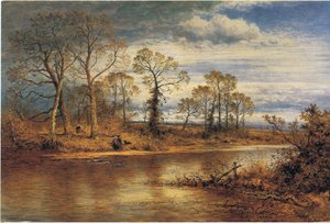 Un fiume inglese in autunno