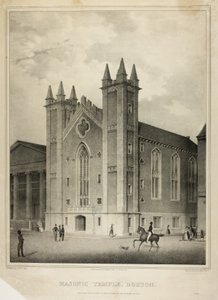 Tempio massonico, Boston da Benjamin F. Nutting