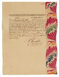 Lettera di Benjamin Franklin da Benjamin Franklin