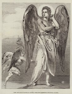 Uriel e Satana da Benjamin Haydon
