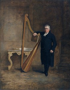 Arpista per la famiglia Corbet di Griffith Owen, c.1812 da Benjamin Marshall