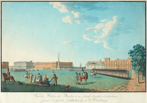 Il Palazzo di Marmo a San Pietroburgo, c. 1800 da Benjamin Paterssen