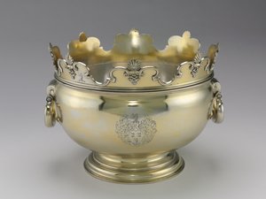 Ciotola Monteith, 1715-16 da Benjamin Pyne