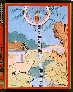 Illustrazione per Il lupo e l