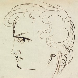 Studio di Ritratto di un Giovane da Benjamin Robert Haydon