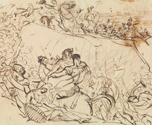 Studio per una scena di battaglia da Benjamin Robert Haydon