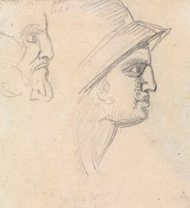 Studio di teste maschili da Benjamin Robert Haydon