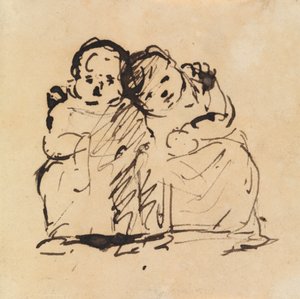Studio di Due Bambini da Benjamin Robert Haydon