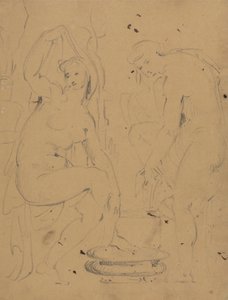 Studio di donne che fanno il bagno