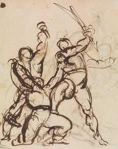 Studio di una battaglia da Benjamin Robert Haydon