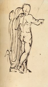 Studio di un gruppo di figure in piedi