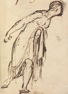 Studio di una figura inclinata da Benjamin Robert Haydon