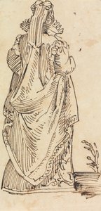 Studio di una donna, vista posteriore da Benjamin Robert Haydon