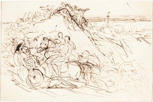 Senofonte e i Greci Vedono il Mare [recto] da Benjamin Robert Haydon