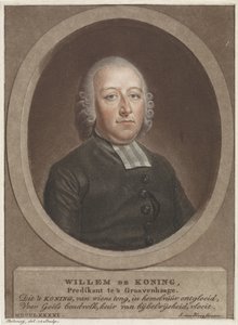 Ritratto del pastore Willem de Koning da Benjamin Samuel Bolomey