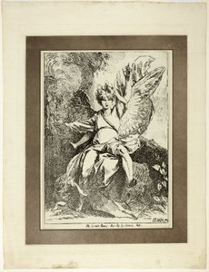 Angelo della Resurrezione, dal primo numero di Specimens of Polyautography da Benjamin West