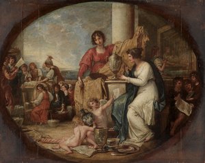 Manifattura britannica - Uno schizzo da Benjamin West