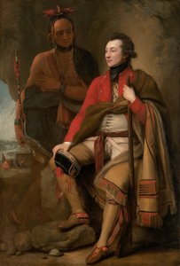 Colonnello Guy Johnson e Karonghyontye (Capitano David Hill) da Benjamin West