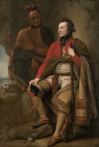 Colonnello Guy Johnson e Karonghyontye (Capitano David Hill) da Benjamin West