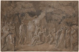 Morte di Ifigenia (?) da Benjamin West