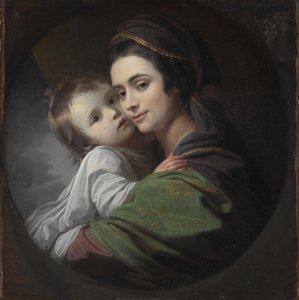 Elizabeth Shewell West e suo figlio, Raphael