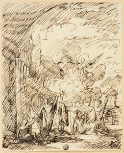 Figure nel paesaggio da Benjamin West