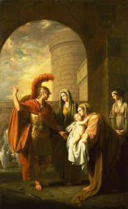 Ettore che si Congeda da Andromaca da Benjamin West