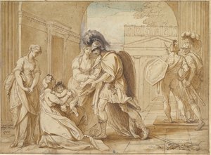 Ettore che si congeda da Andromaca: il Terrore di Astianatte, 1766