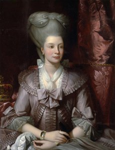 La regina Charlotte di Meclemburgo Strelitz (1744-1818), moglie di Giorgio III d