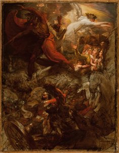 Il faraone e il suo esercito perduti nel Mar Rosso, 1792 e dopo il 1800 da Benjamin West