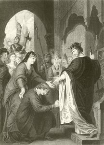 La Sottomissione del Principe Giovanni a Riccardo I da Benjamin West