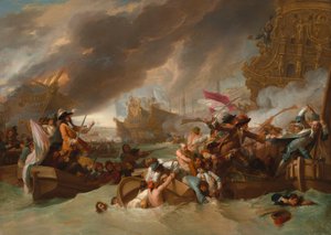 La battaglia di La Hogue, 1778
