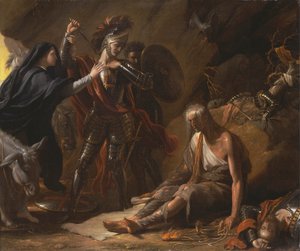 La caverna della disperazione da Benjamin West
