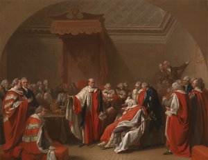 La morte di Chatham da Benjamin West