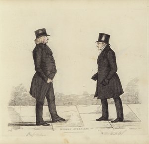 Eminenti Edimburghesi, alias Ateniesi moderni, John Wilson, Esq, Professore di Filosofia Morale, George Joseph Bell, Esq, Professore di Diritto Scozzese da Benjamin William Crombie