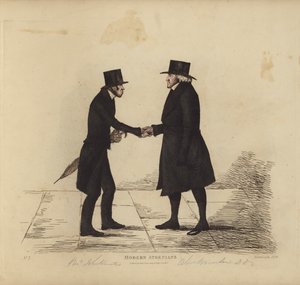 Eminenti Edimburghesi, alias Ateniesi Moderni, Rev John Hunter, MA, della Chiesa di Tron, Rev Dr Brunton, suo collega, Professore di Ebraico, ecc. da Benjamin William Crombie