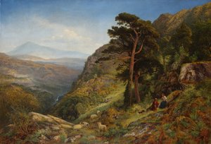 Sulle colline sopra Betws-y-Coed, Galles