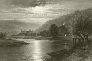 Abbazia di Tintern - Chiaro di luna sul Wye