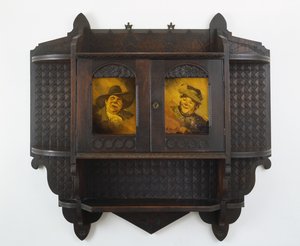 Armadio a muro con placche in ceramica, c. 1890 da Benn Pitman