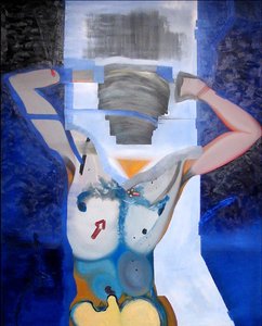 Homme libre, 2006 (olio e acrilico su tela) da Benoit Erwann Boucherot