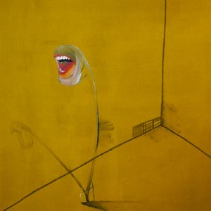 La colère, pannello 2, 2016 (olio e acrilico su tela) da Benoit Erwann Boucherot