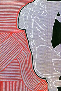 Passager 11, 2020 (acrilico su carta giapponese serigrafata)